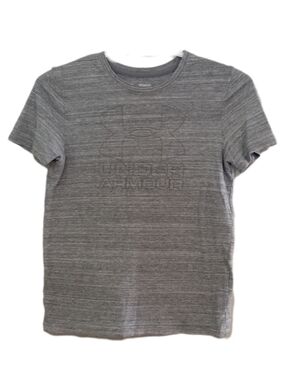 Under Armour Gray Heather Short Sleeve Logo Tee